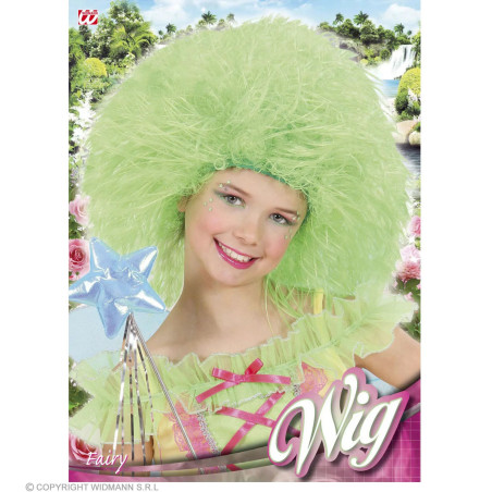 Fairy wig neon green