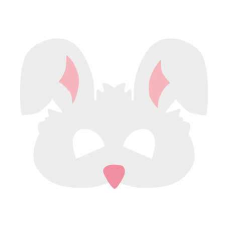 Rabbit mask felt