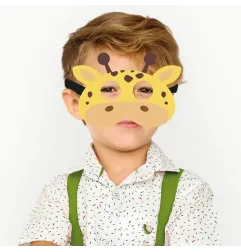 Žirafes maska filca