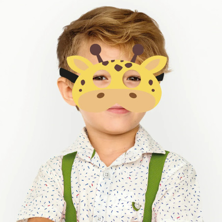 Giraffe mask felt