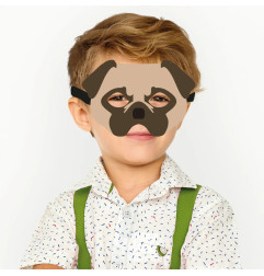 Dog mask felt