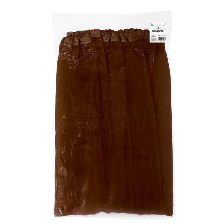 Tulle skirt brown, 40 cm