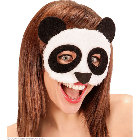 Panda mask, fluffy
