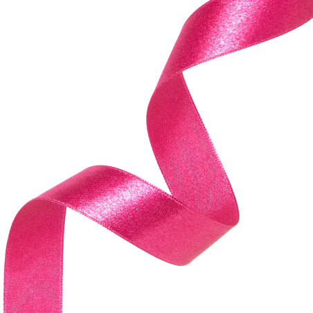 Satin ribbon dark pink 38mm, 23m