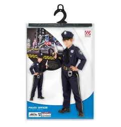 Police officer costume, 104-158 cm