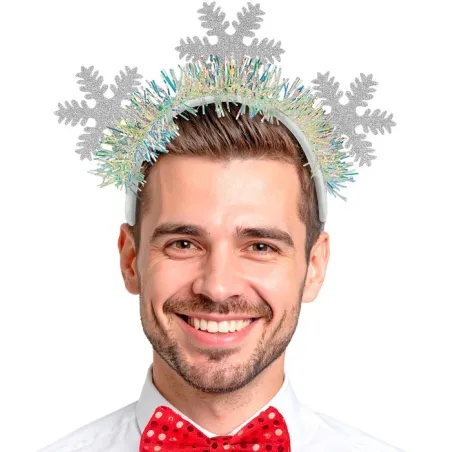 Headpiece Snowflakes glitter
