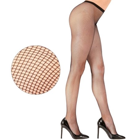 Black fishnet tights, M-XXL