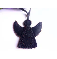 Black Angel in ribbon