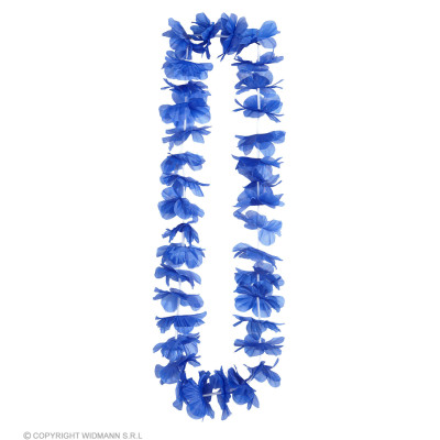 Hawaiian flower lei blue