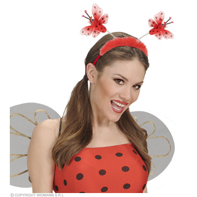 Hairband with ladybugs