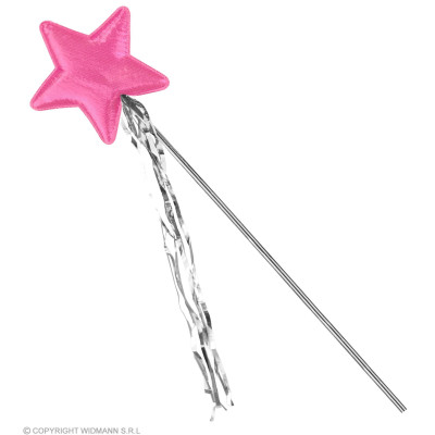 Magic wand with pink star