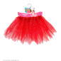 Tutu tulle skirt red, 30 cm