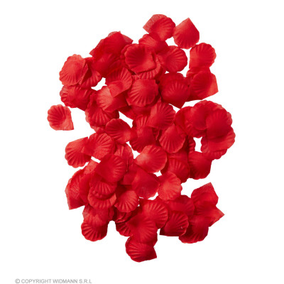 Red fabric petals, 150 pcs.