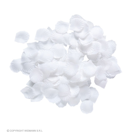 White fabric petals, 150 pcs.