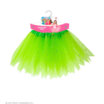 Tutu tulle skirt green, 30 cm