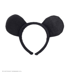 Mouse ears are black