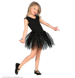 Tutu tilla svārki melni, 30 cm