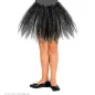 Tutu tulle skirt black, 30 cm