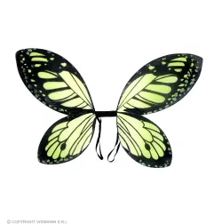Butterfly wings black-green, 66x38 cm