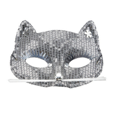 Cat mask silver