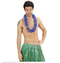 Hawaiian flower lei blue