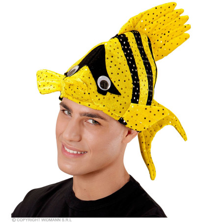 Fish mask yellow