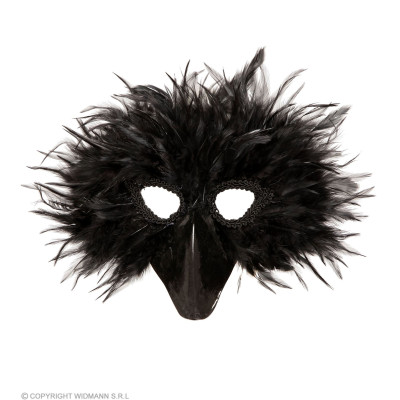 Black bird mask