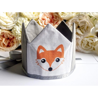 Fabric crown Fox